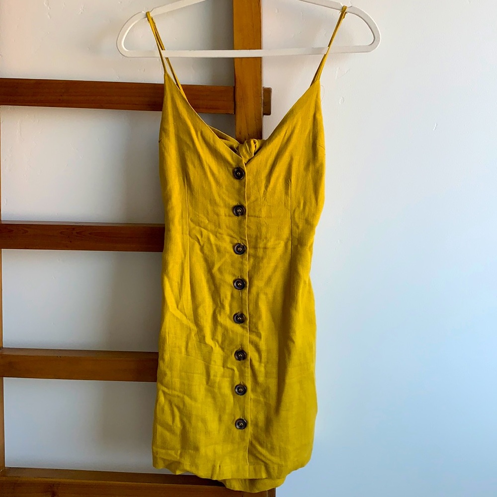 Mustard dress forever 21